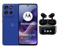 Motorola moto g56 5G 8/256GB Dazzling Blue 120Hz + Smart Buds Pro - 1515120 - zdjęcie 1